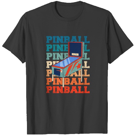 Pinball Machine Flipper Arcade Gaming Lover T-shirt