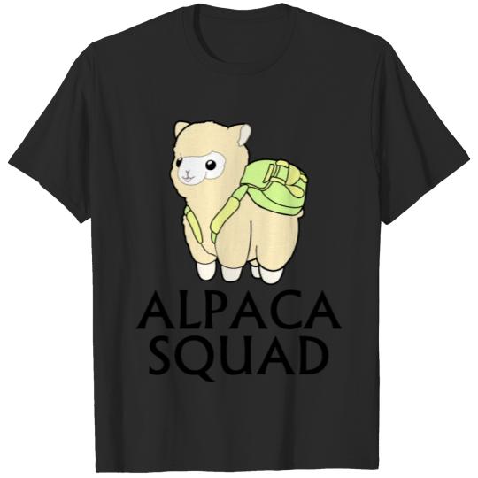 Discover Cute alpaca Squad Shirt Gift T-Shirt T-shirt
