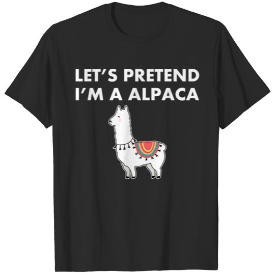 Discover Halloween Costume Let's Pretend I'm a alpaca Shirt T-shirt
