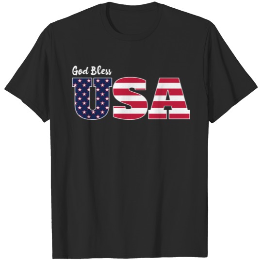 Discover God Bless USA T-shirt
