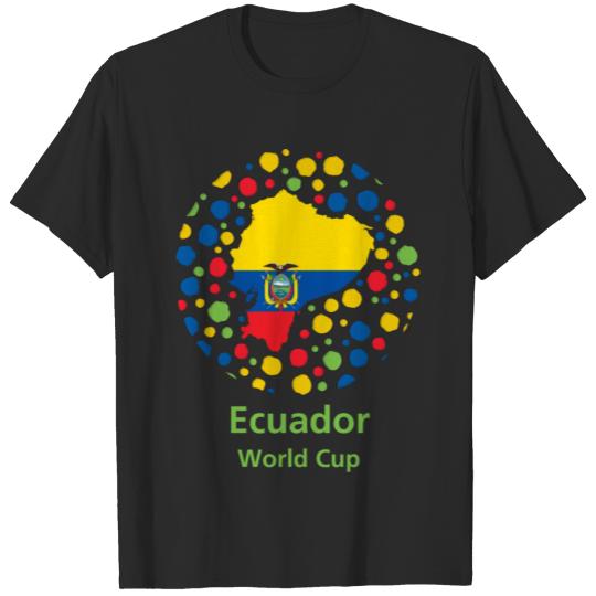 Discover Ecuador Football team in world cup T-shirt