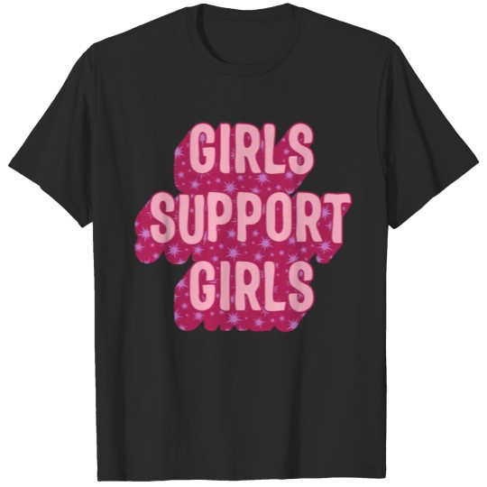 Discover Feminist Shirt, Girls Support Girls Power, T-shirt