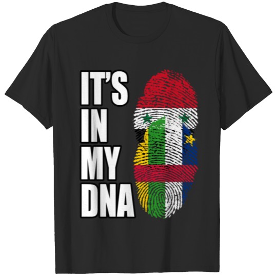 Discover Syrian And Central African Vintage Heritage DNA Fl T-shirt