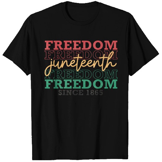 Juneteenth 1865 freedom T-shirt
