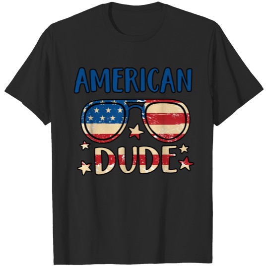 Discover American Dude - Gift Idea For America Lovers T-shirt