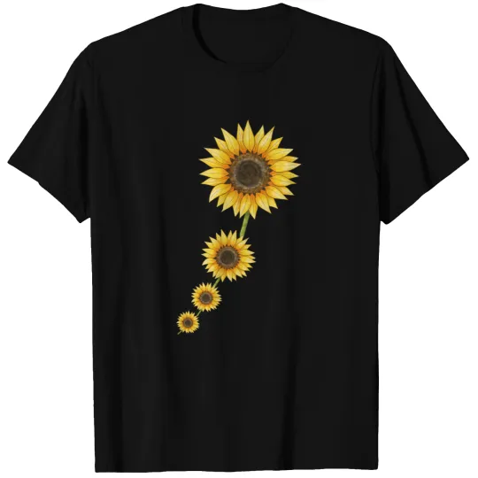 many sunflower T-shirt