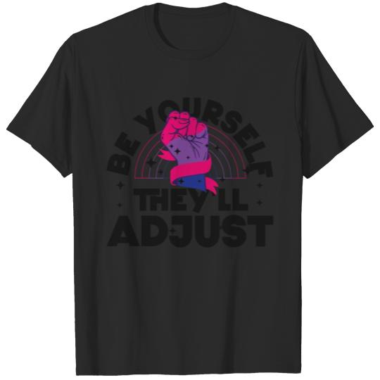 Discover Bisexual Bi Pride Flag Be Yourself T-shirt