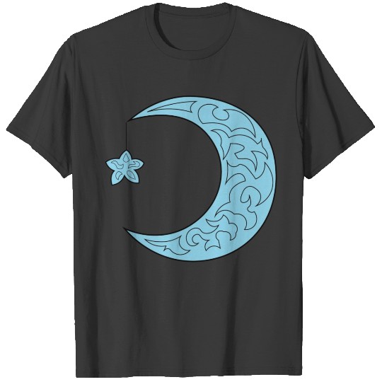 moon and star T-shirt