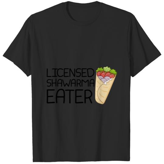 Discover Licensed Shawarma Eater T-shirt