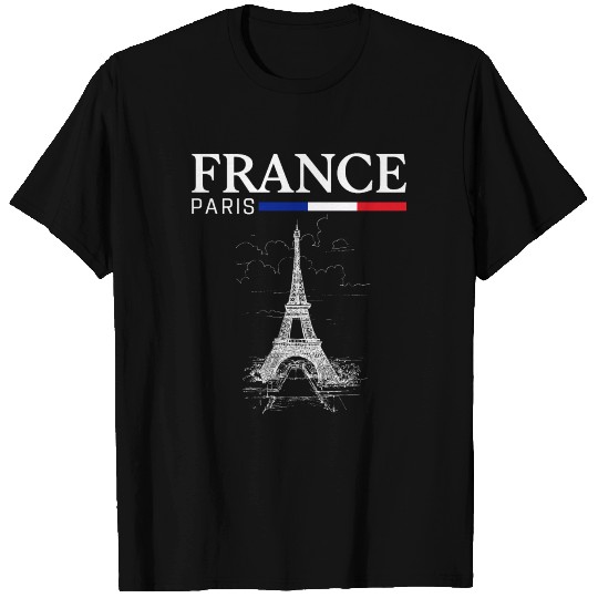 Paris France Love Eiffel Tower T-shirt