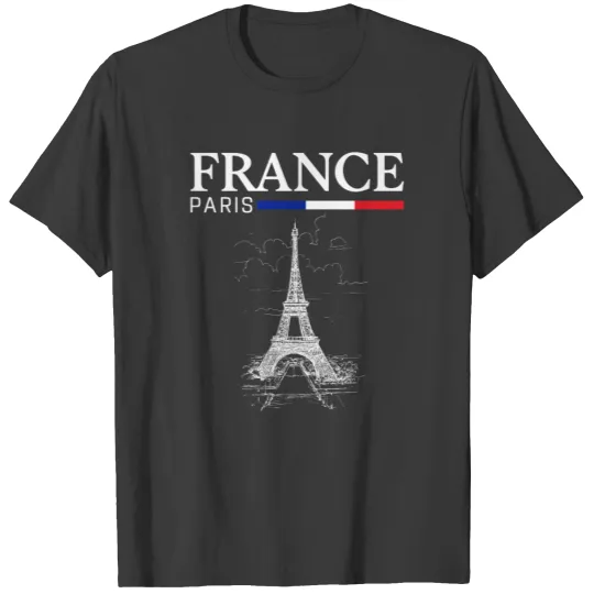 Paris France Love Eiffel Tower T-shirt