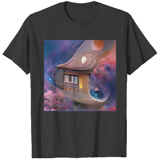 Discover in the artist's vision, this would be the house. T-shirt