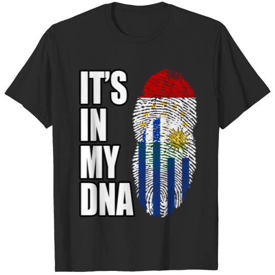 Discover Tajikistani And Uruguayan Vintage Heritage DNA Fla T-shirt