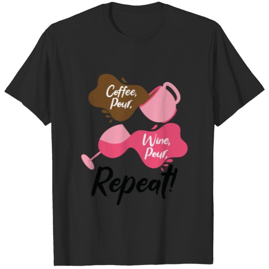 Discover Coffee Wine Drinking Alcohol Coffee Enthusiast T-shirt