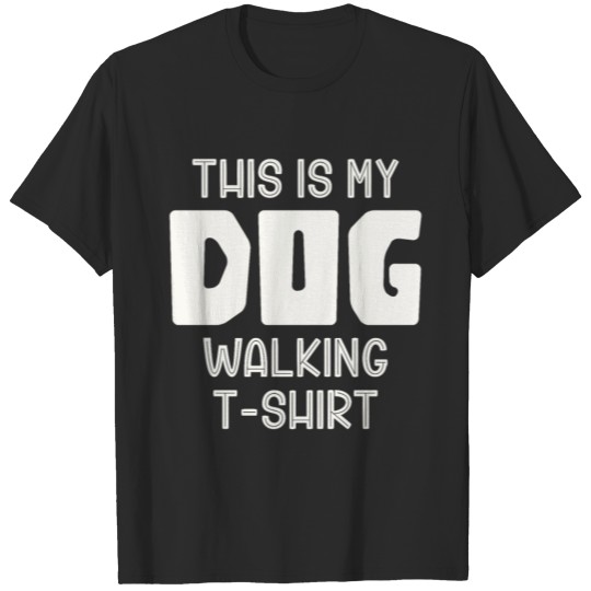 Discover This Is My Dog Walking Puppy Dog Lovers Dog Owner T-shirt