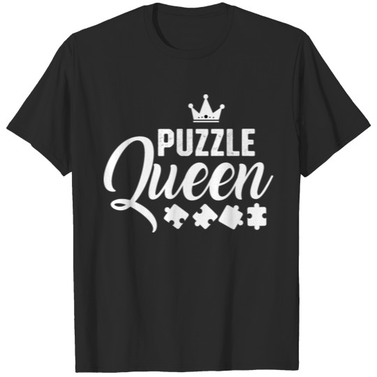 Discover Puzzle Queen Puzzle Enthusiast Gift T-shirt