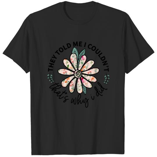 Vintage Wildflowers Sublimation T-shirt