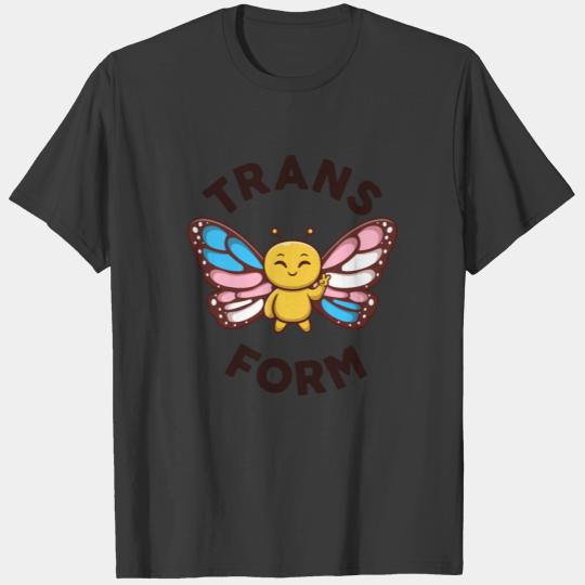 Transgender Monarch Butterfly Trans Form Kawaii T-shirt