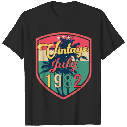 July 1982 40th Birthday T-shirt