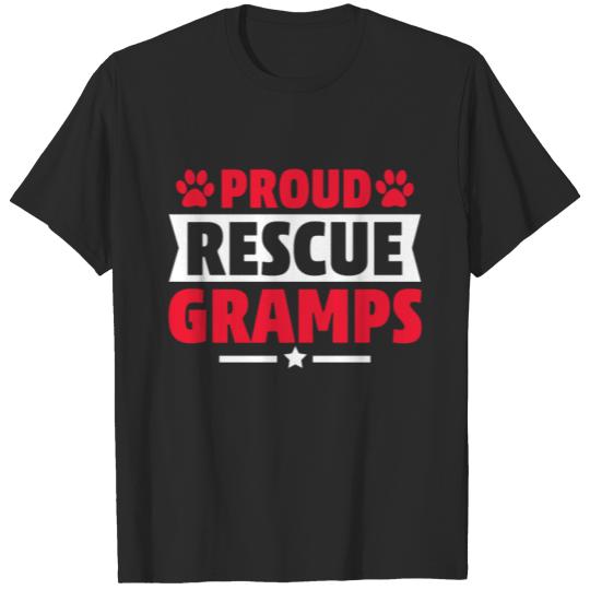 Discover Proud Rescue Dog Gramps Cat Gramps Gift for Cat Do T-shirt