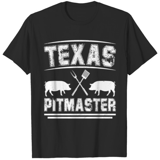Discover Texas Pitmaster Barbeque Party Grillmaster BBQ T-shirt