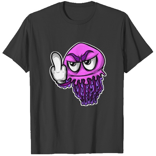 Jelly Fish Middle Finger Jellyfish T-shirt