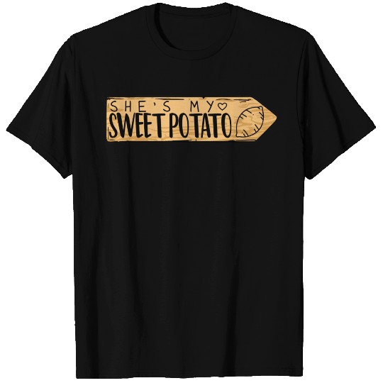 She's My Sweet Potato Married Couple T-shirt