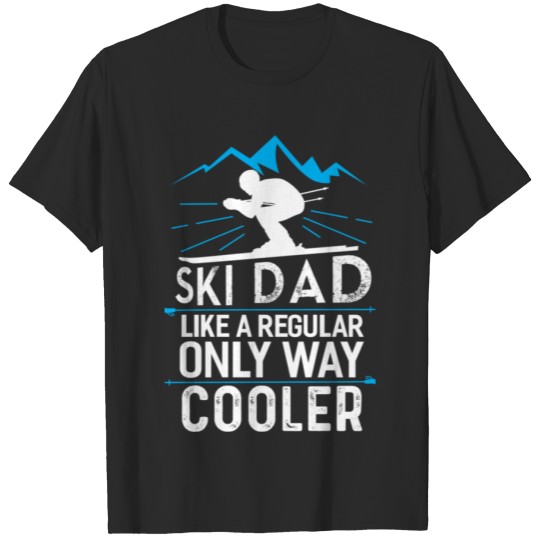 Discover Ski Dad Winter Sports Mountain Adventurer Gift T-shirt