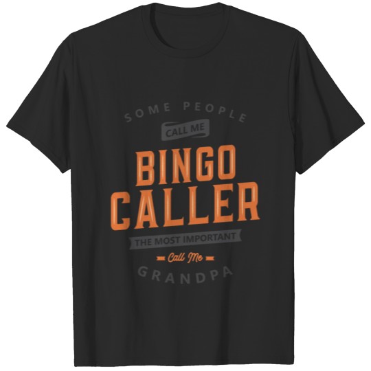 Discover Bingo Caller Funny Job Title Profession T-shirt