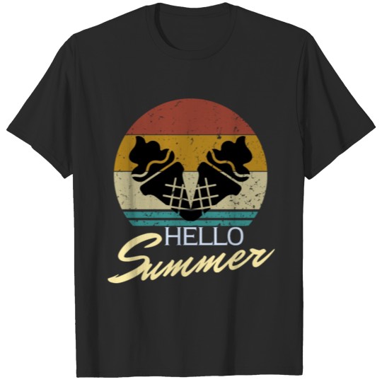 Hello Summer Retro Ice Cream Family Vacation T-shirt