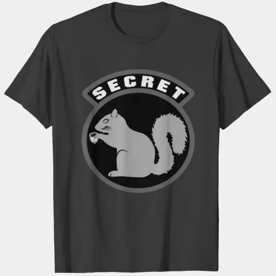 Secret Squirrel Military Intelligence Usaf Patch T-shirt