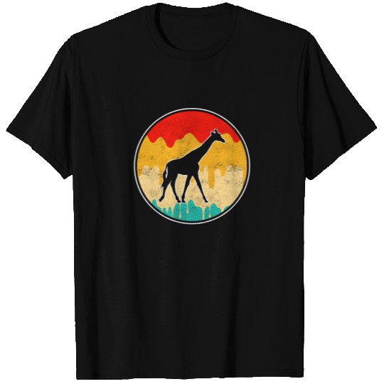 giraffe retro T-shirt