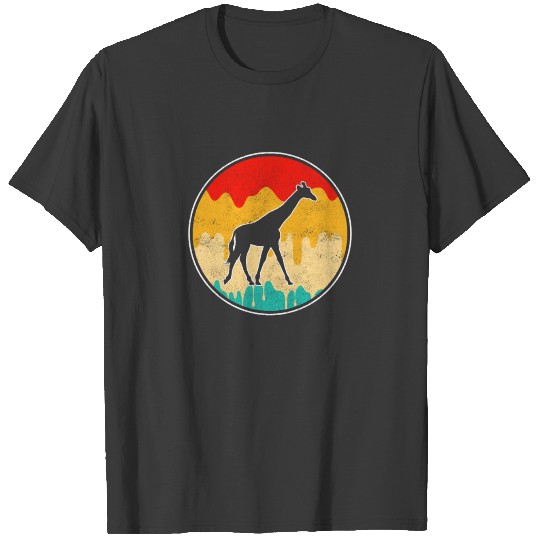 giraffe retro T-shirt