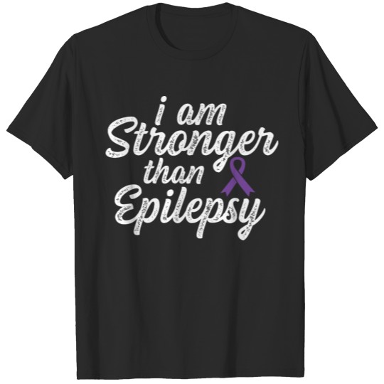 Discover Stronger than Epilepsy Hopeful Person Gift T-shirt