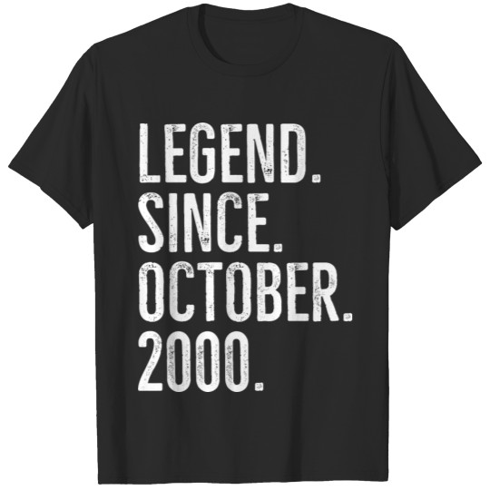 Discover Legend Since October 2000 T-shirt