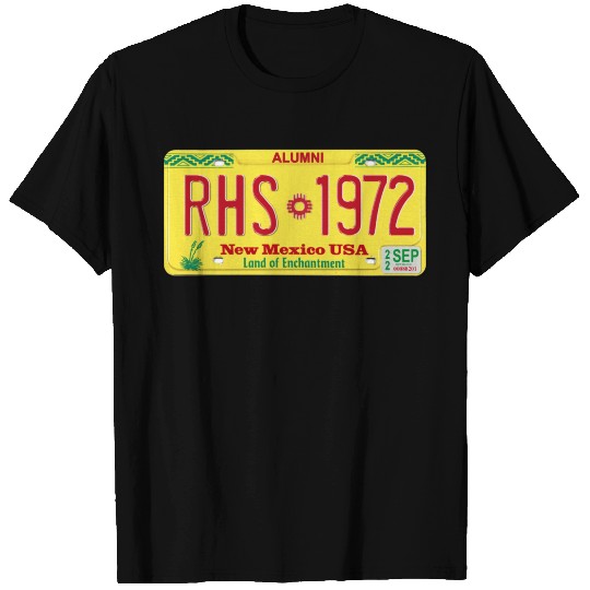 license plate 1972 T-shirt