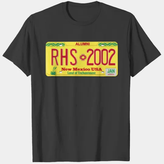 license plate 2002 T-shirt