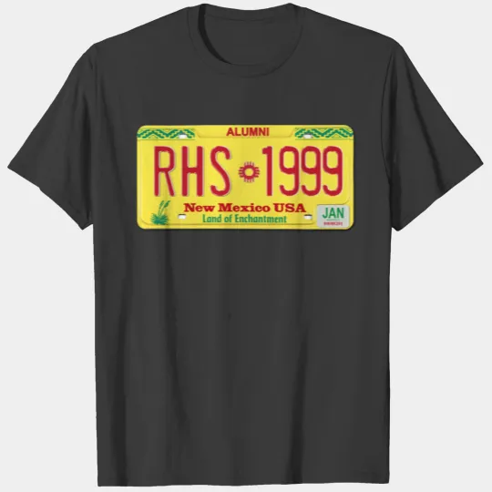 license plate 1999 T-shirt