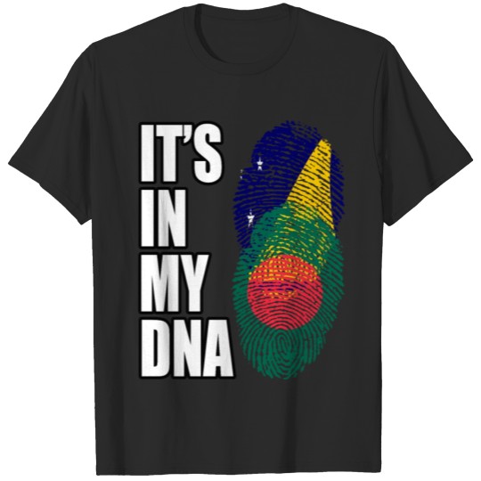 Discover Tokelauan And Bangladeshi Mix Heritage DNA Flag T-shirt