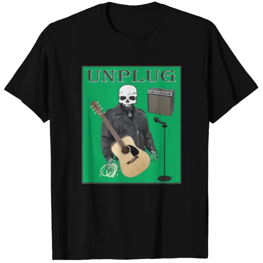 UNPLUG GUITAR PLAYER T-shirt