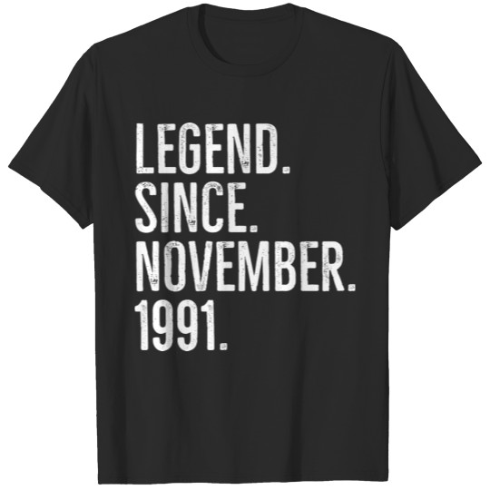 Discover Legend Since November 1991 T-shirt