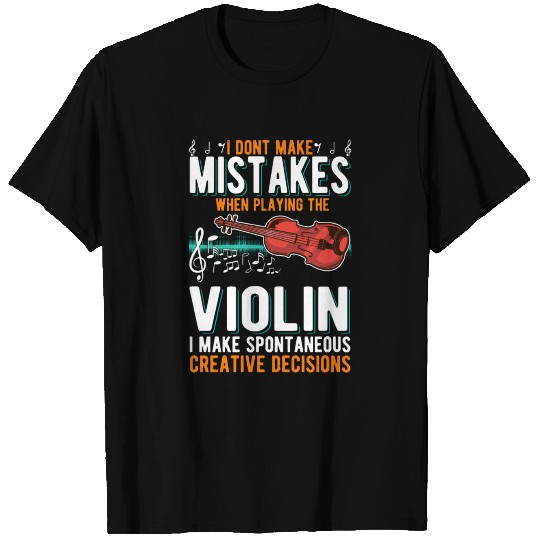 Violin Creative Decisions Geiger T-shirt