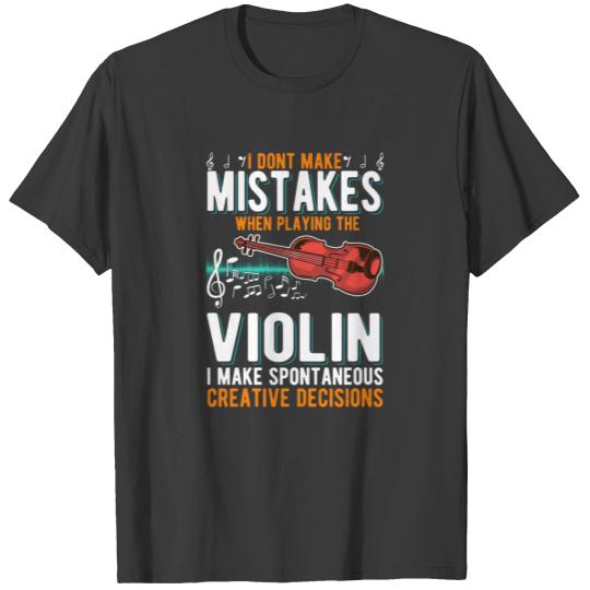 Violin Creative Decisions Geiger T-shirt