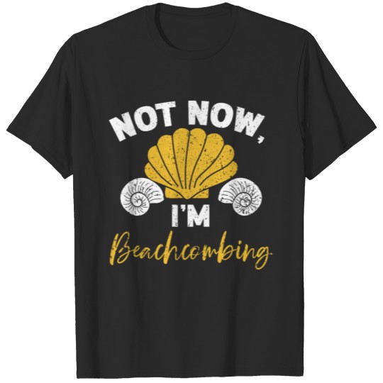 Discover I'm Beachcombing Beachcomber Sea Glass Seashell T-shirt