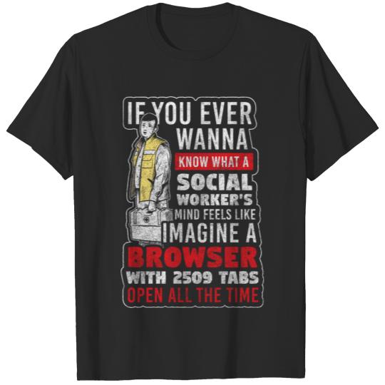 Discover Social Worker Profession Caretaker T-shirt