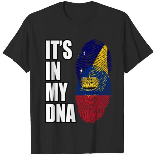 Discover Tokelauan And Liechtensteiner Mix Heritage DNA Fla T-shirt