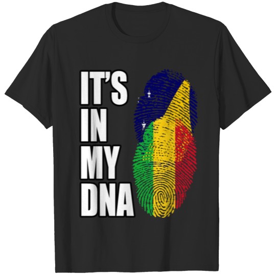 Discover Tokelauan And Malian Mix Heritage DNA Flag T-shirt