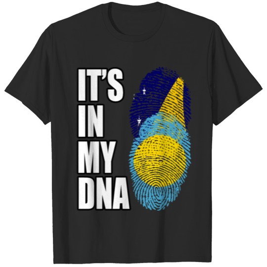 Discover Tokelauan And Palauan Mix Heritage DNA Flag T-shirt