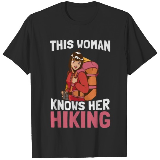 Discover Hiking Trails Outdoor Hike Hiker T-shirt