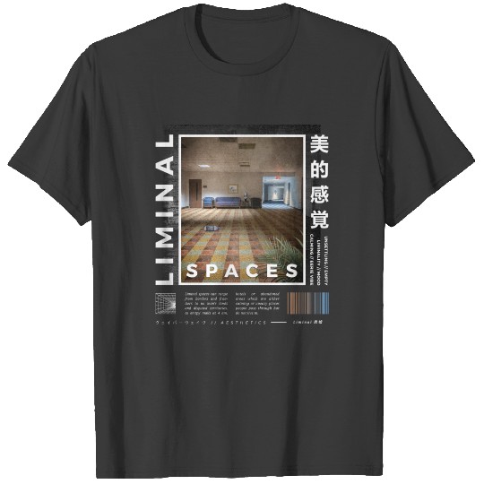 Liminal Spaces Retro 80s & 90s Aesthetic Vaporwave T-shirt